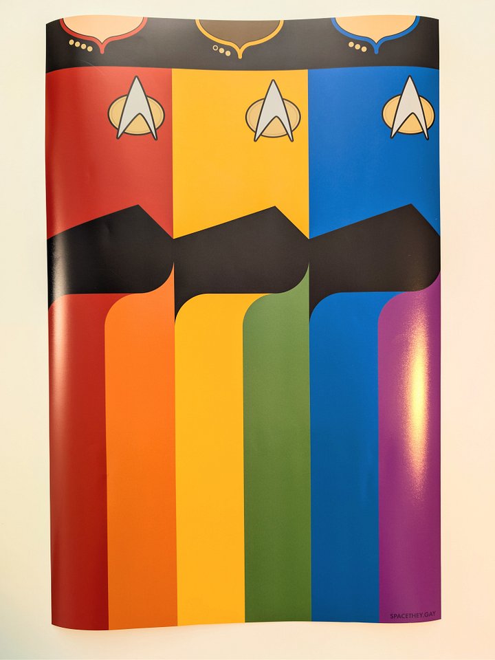 Star Trek TNG Pride Poster product image (1)