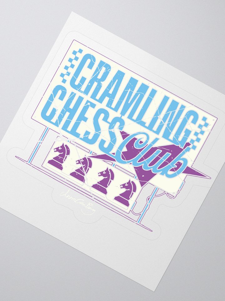 Cramling Chess Club Sticker product image (5)