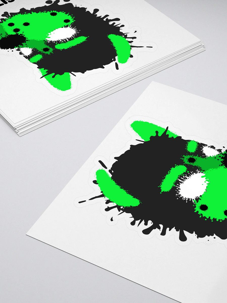Pup Splatter Sticker - Green product image (4)