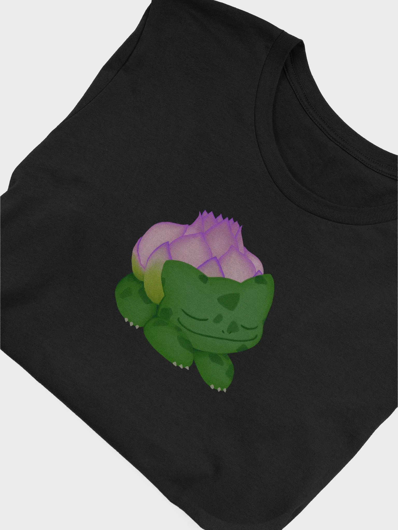 Lotus Frog T-Shirt (Black) product image (9)