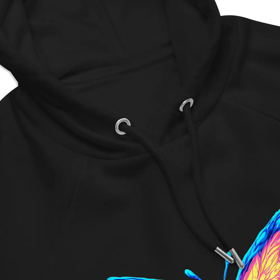 [Astral Butterfly] Unisex Eco Raglan Hoodie product image (7)