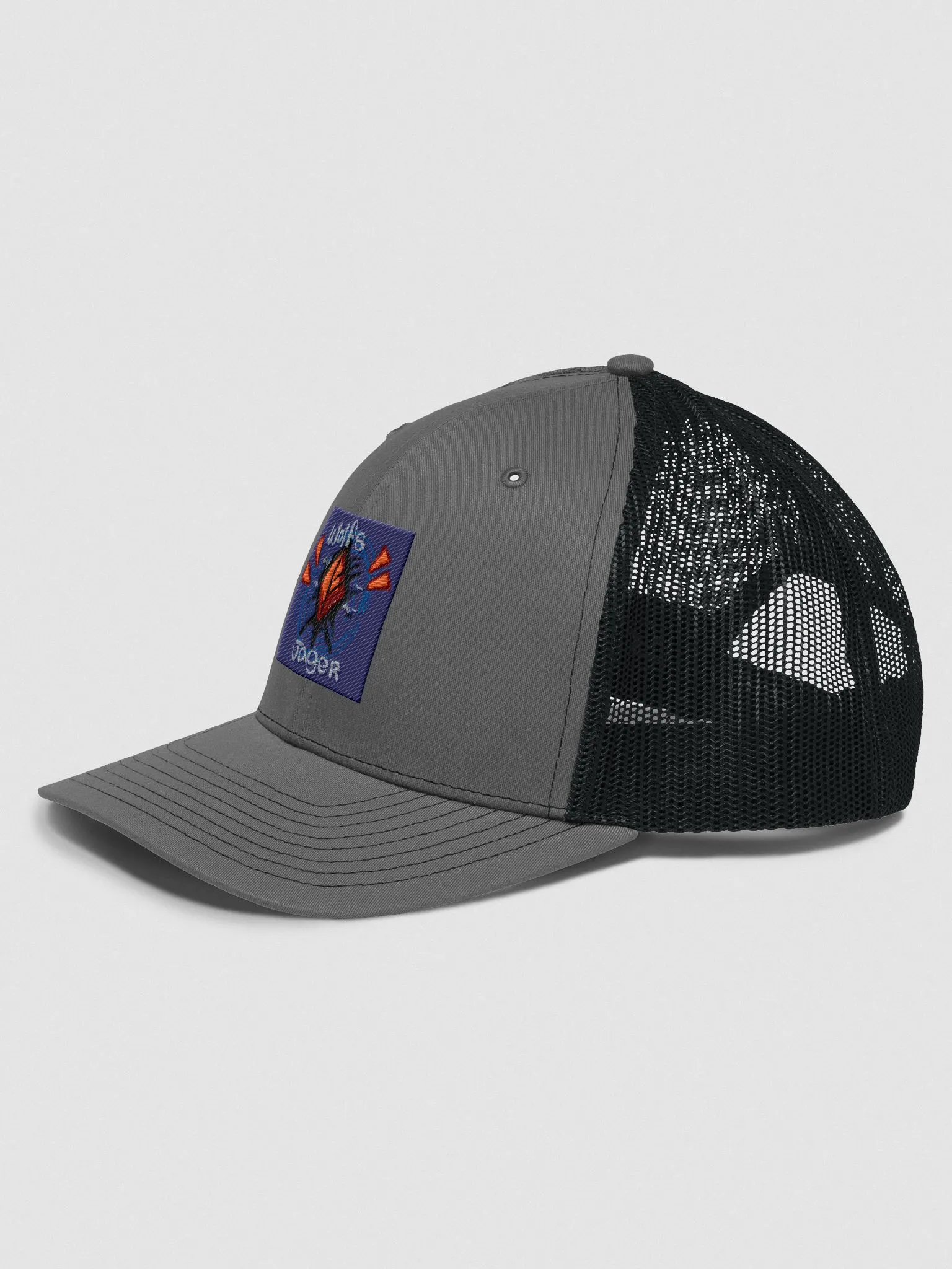 Orignal WolfsJäger Pixel Art Trucker Hat product image (2)