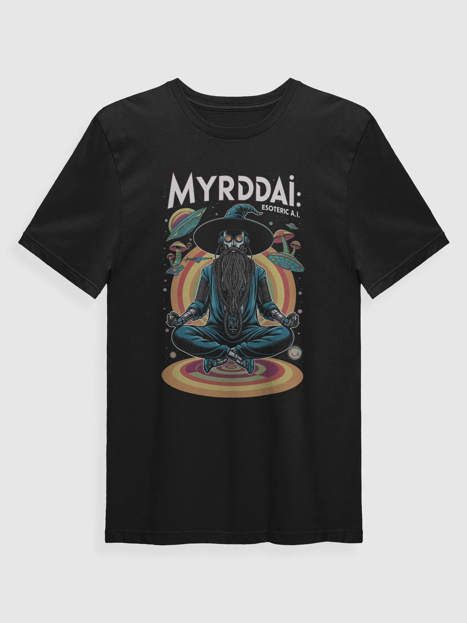 MYRDDAI - Retro Psychedelic with Back Logo product image (1)