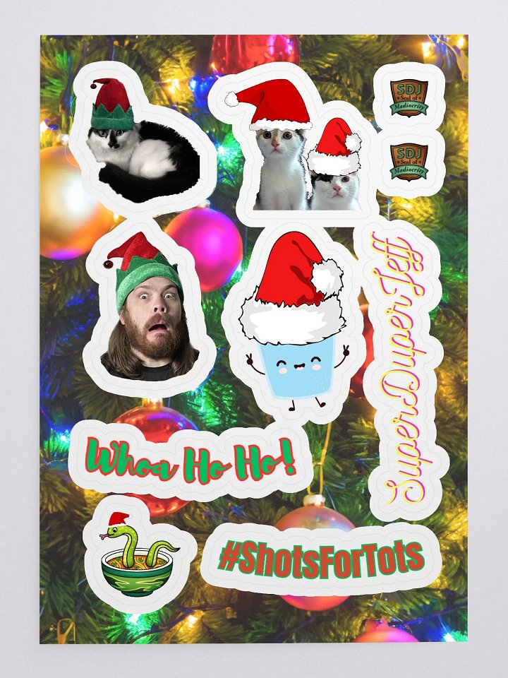 Super Duper Holiday Sticker Sheet product image (1)