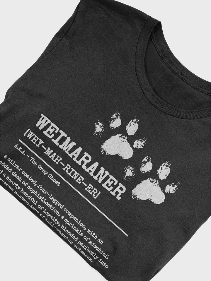Definition of Weimaraner V2 - Bella+Canvas Supersoft T-shirt product image (2)