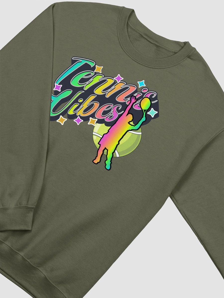 Tennis Vibes Male Neon Gradient Crewneck product image (12)