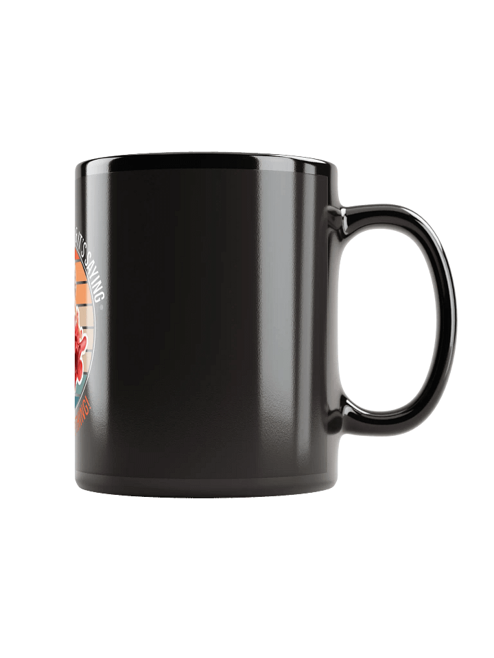 Ready for Anything!!! Black Glossy Mug product image (2)