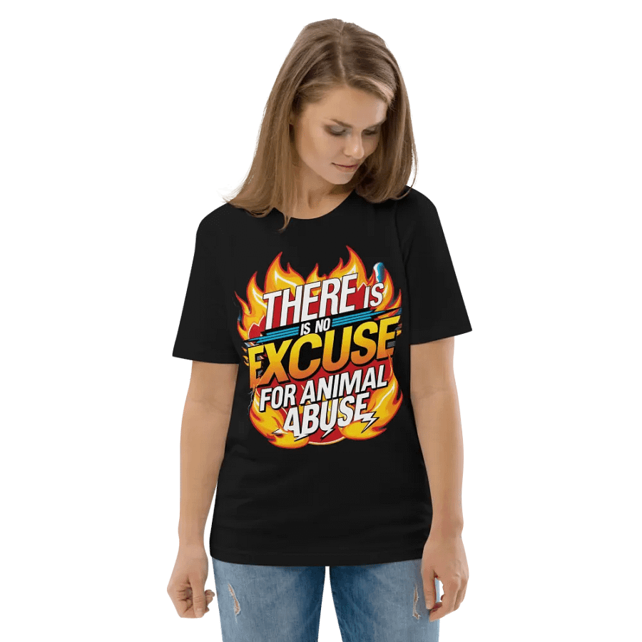 Flaming Message Organic Tee product image (6)