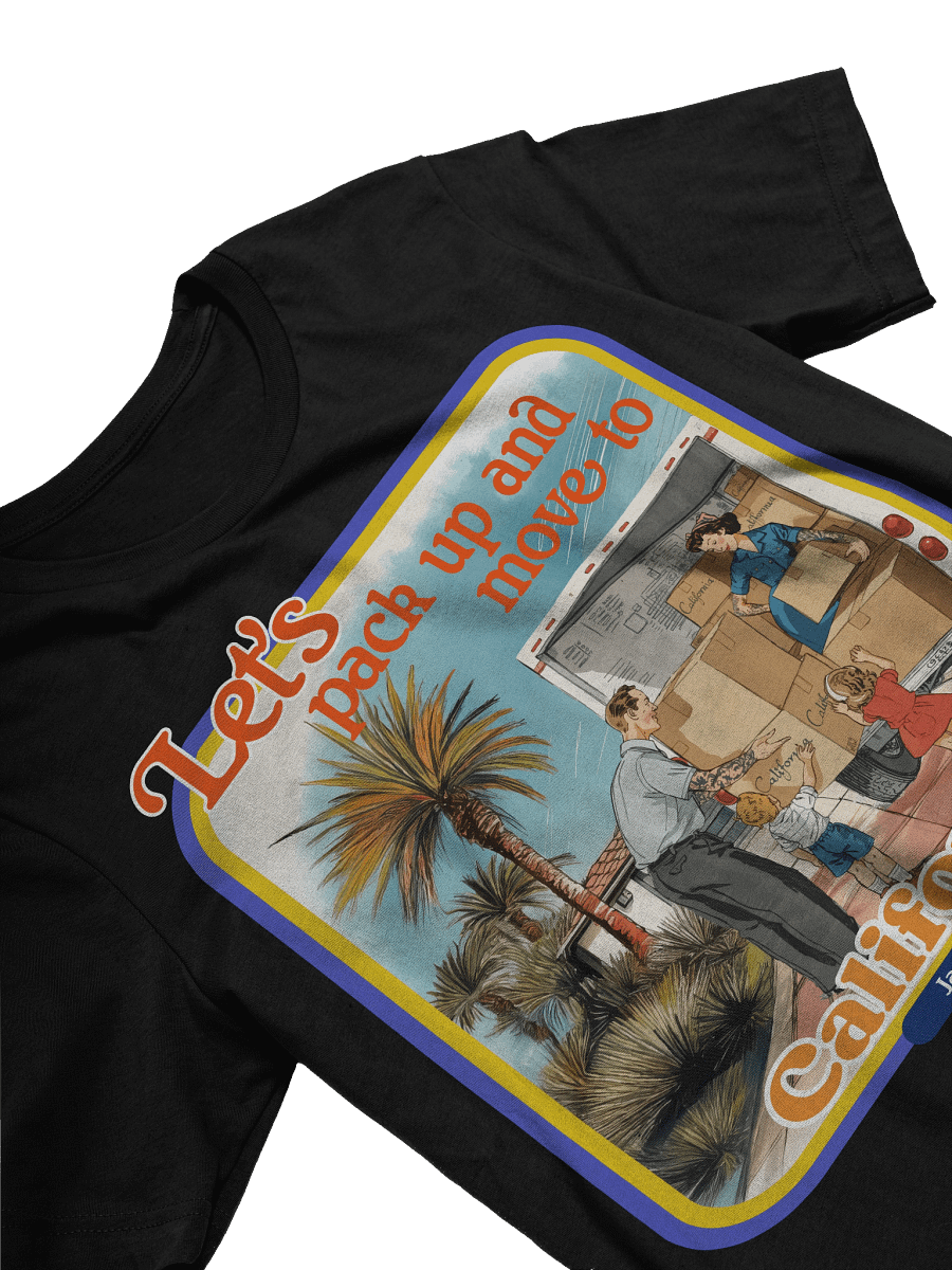Jason Dunn Let's Pack Up and Move to California Retro Shirt product image (3)