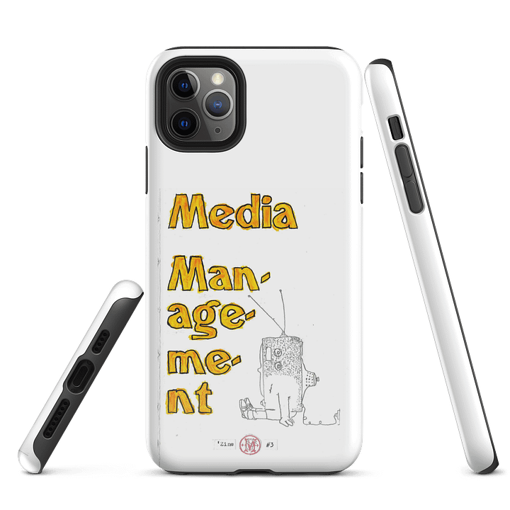 Media Management Zine Cover iPhone Case product image (5)