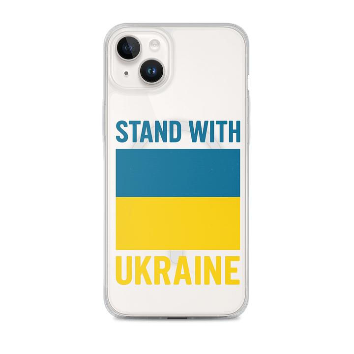 Stand with Ukraine iPhone® MagSafe® Case product image (1)