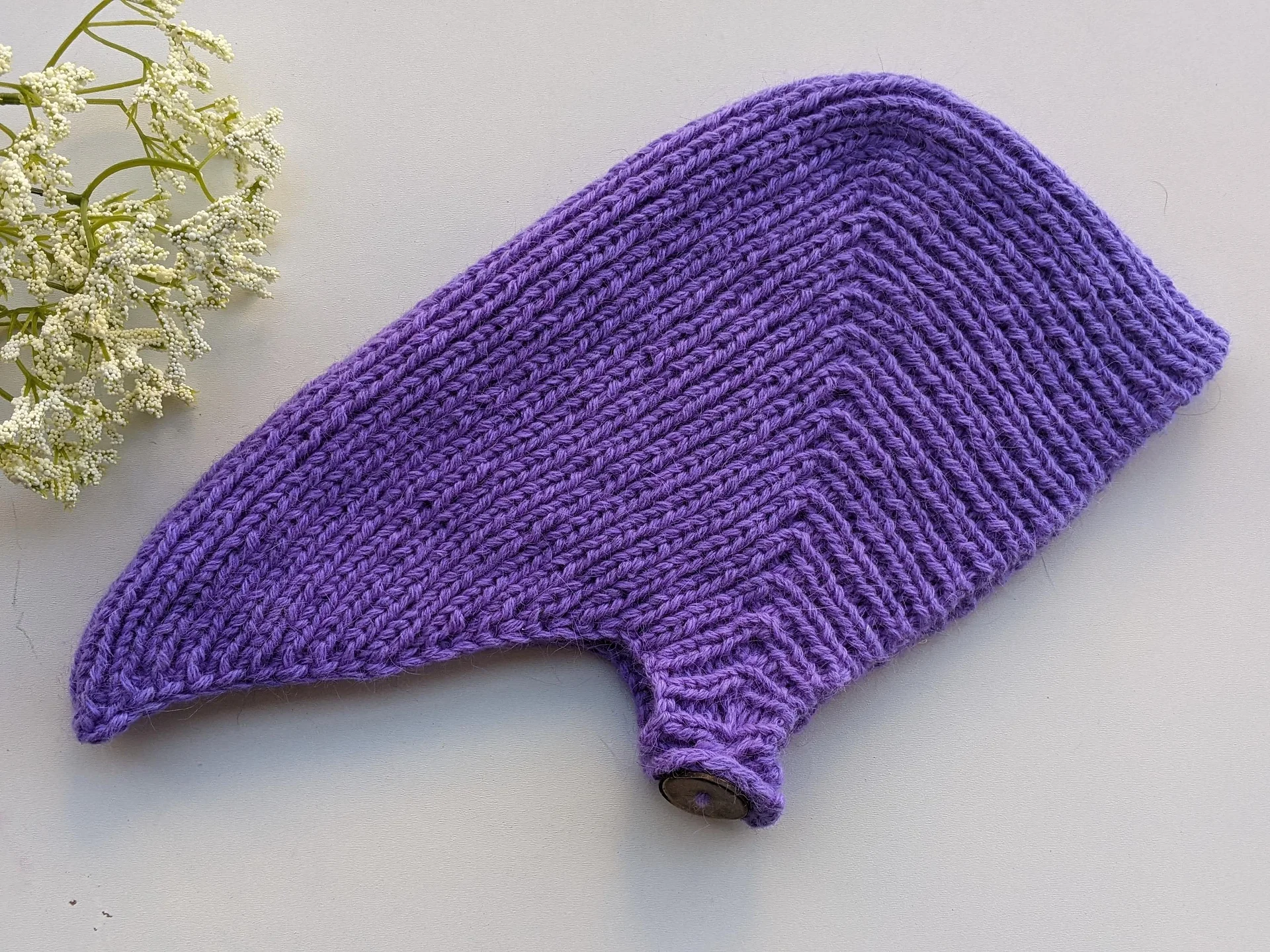 Knit Winter Bandana Kerchief Pattern product image (7)