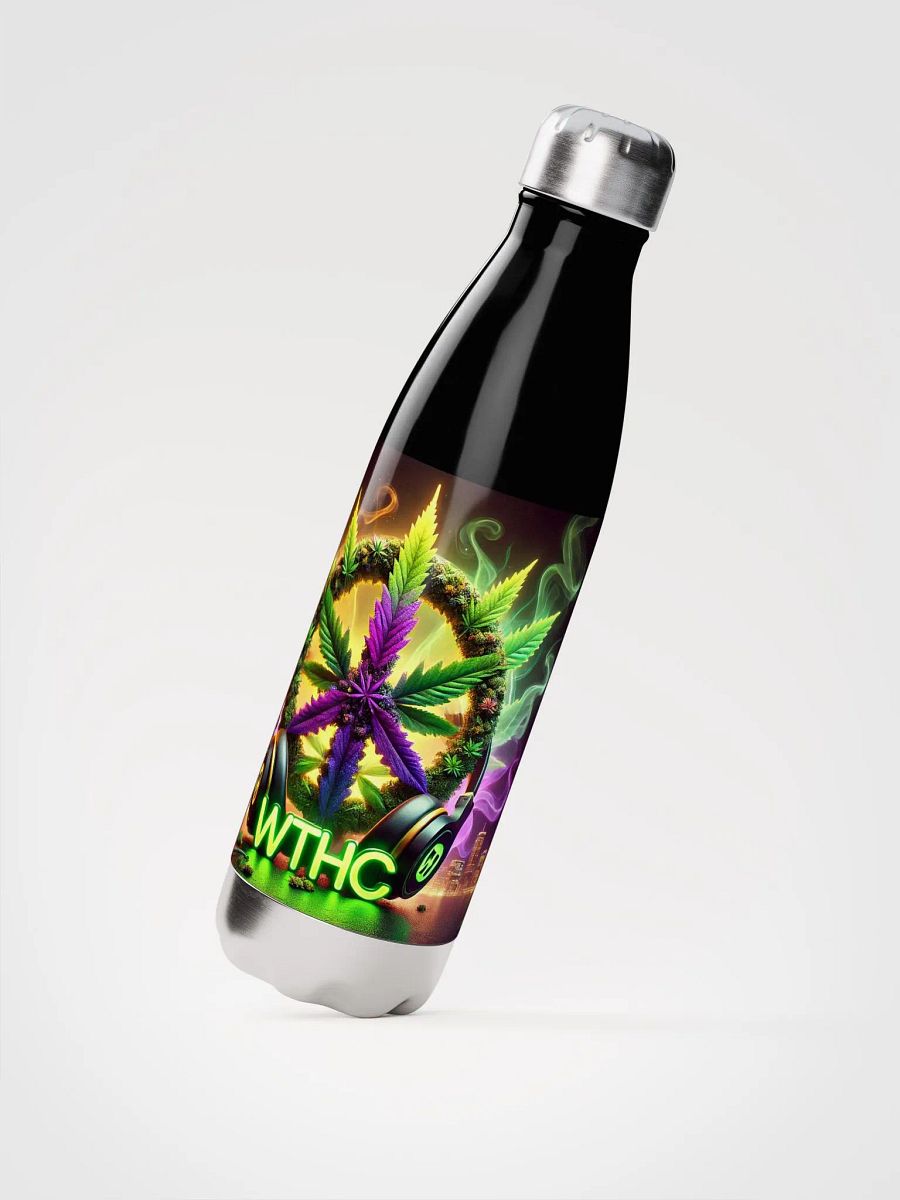 Da Psychedelic Cannabis Beats Stainless Steel Water Bottle product image (4)