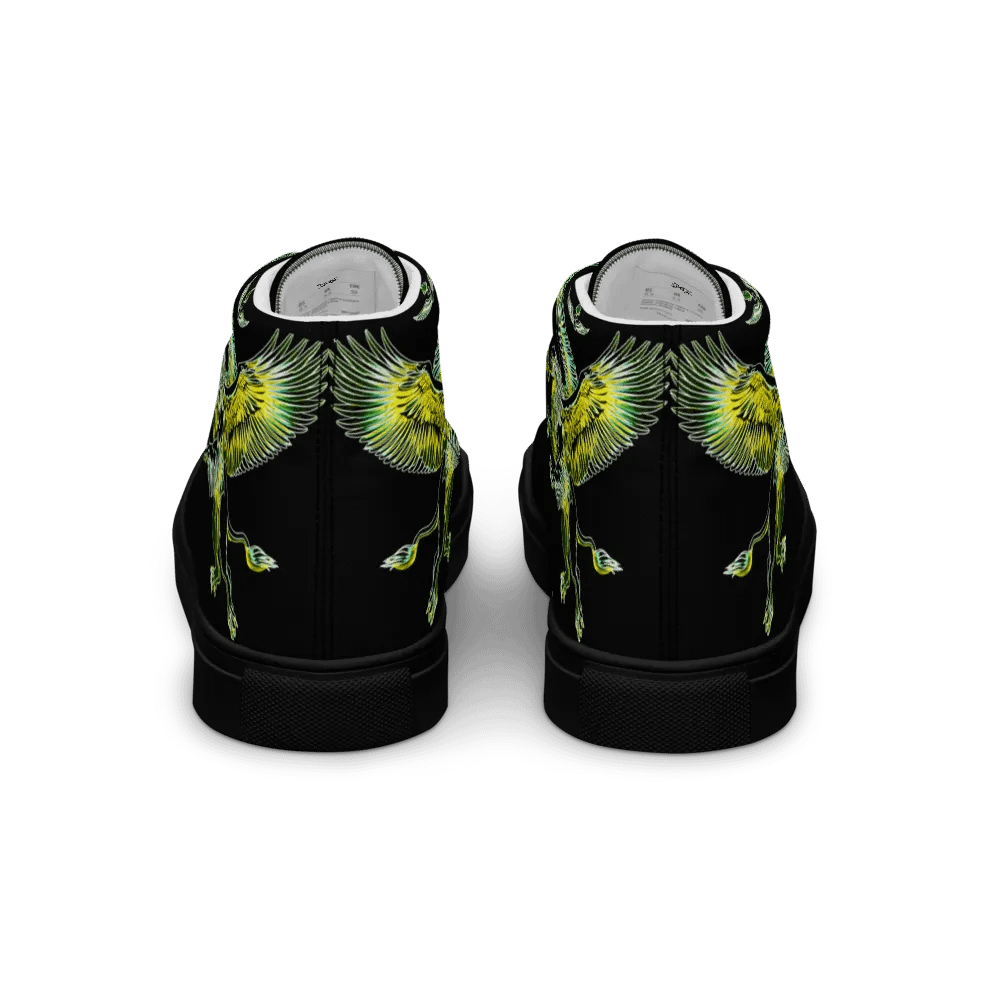 Gripen Flying Green//Griffin/Men's High Top Canvas Shoes by Allcolor product image (3)