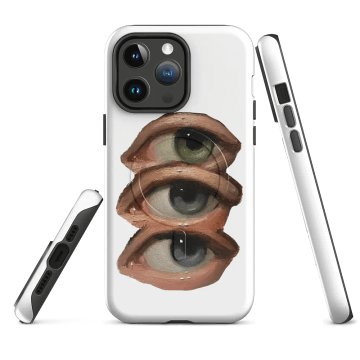 Tri-Eyed Textured Artwork iPhone® Tough Case product image (4)