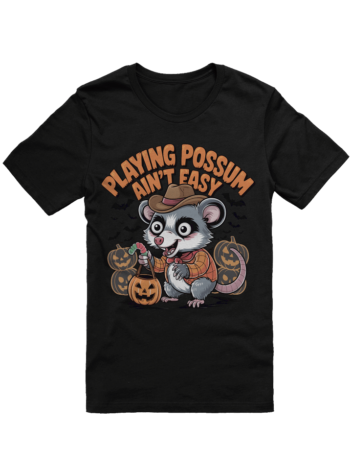 Cowboy Opossum Pumpkin T-Shirt product image (2)