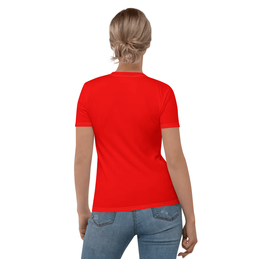 Plain Color Red T-Shirt product image (2)