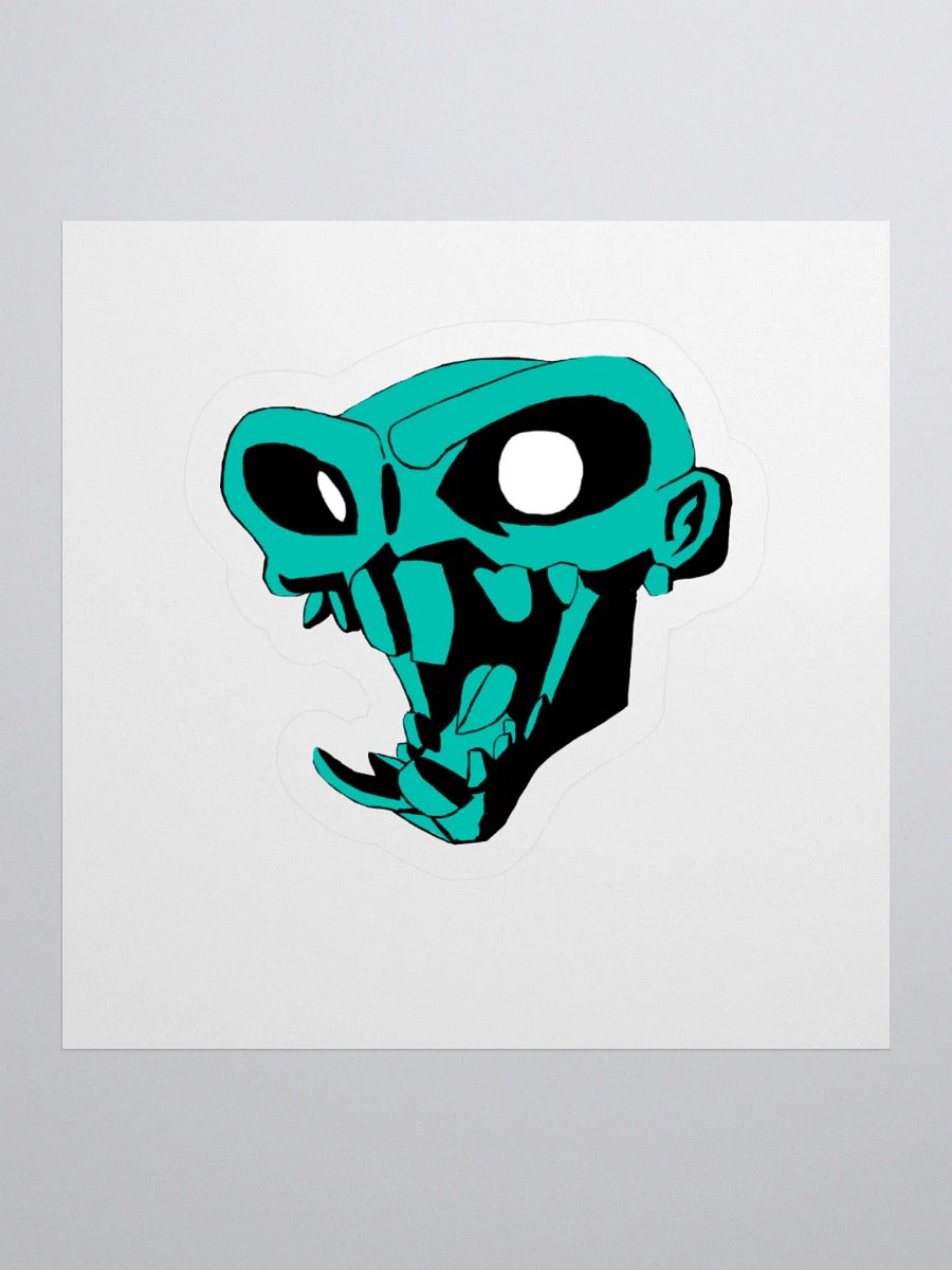 Zombie Monkey FrostBite Sticker product image (2)