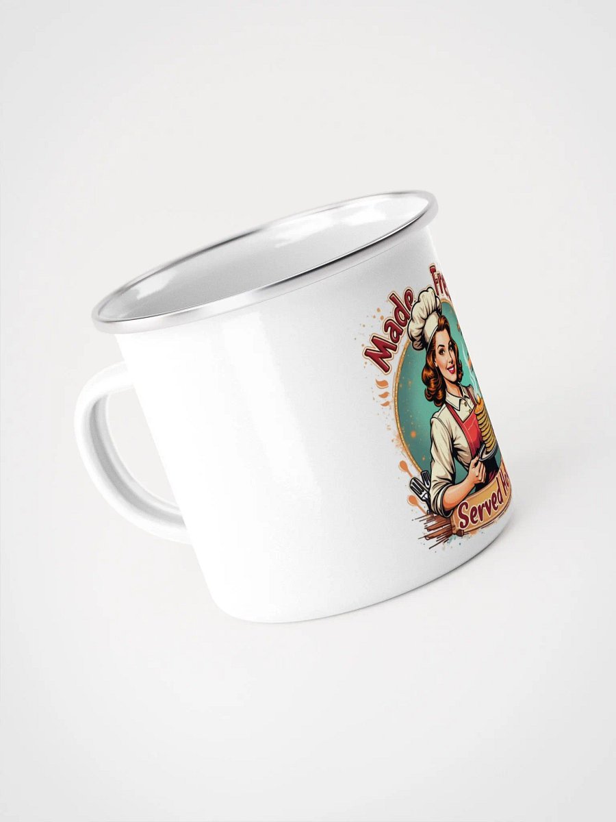 Vintage Chef's Delight Enamel Mug product image (4)