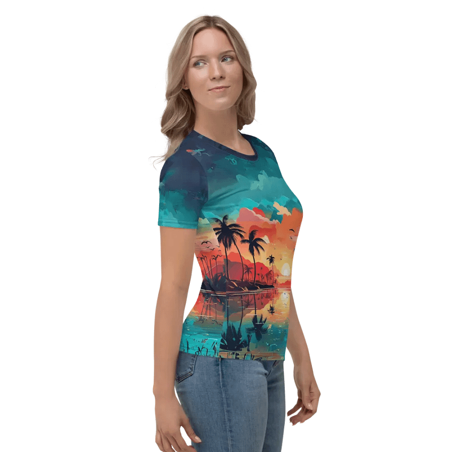 Tropical Sunset All Over Print T-shirt product image (7)
