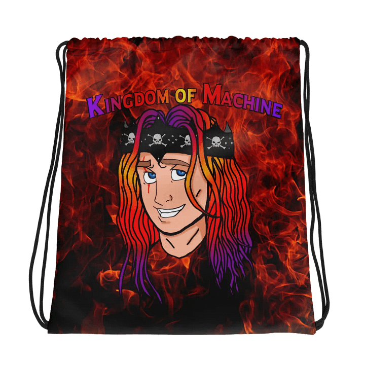 evil king drawstring bag product image (1)