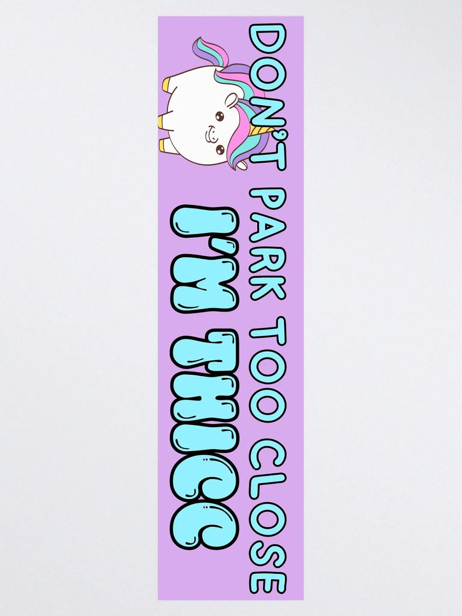 I'm Thicc Bumper Sticker product image (3)