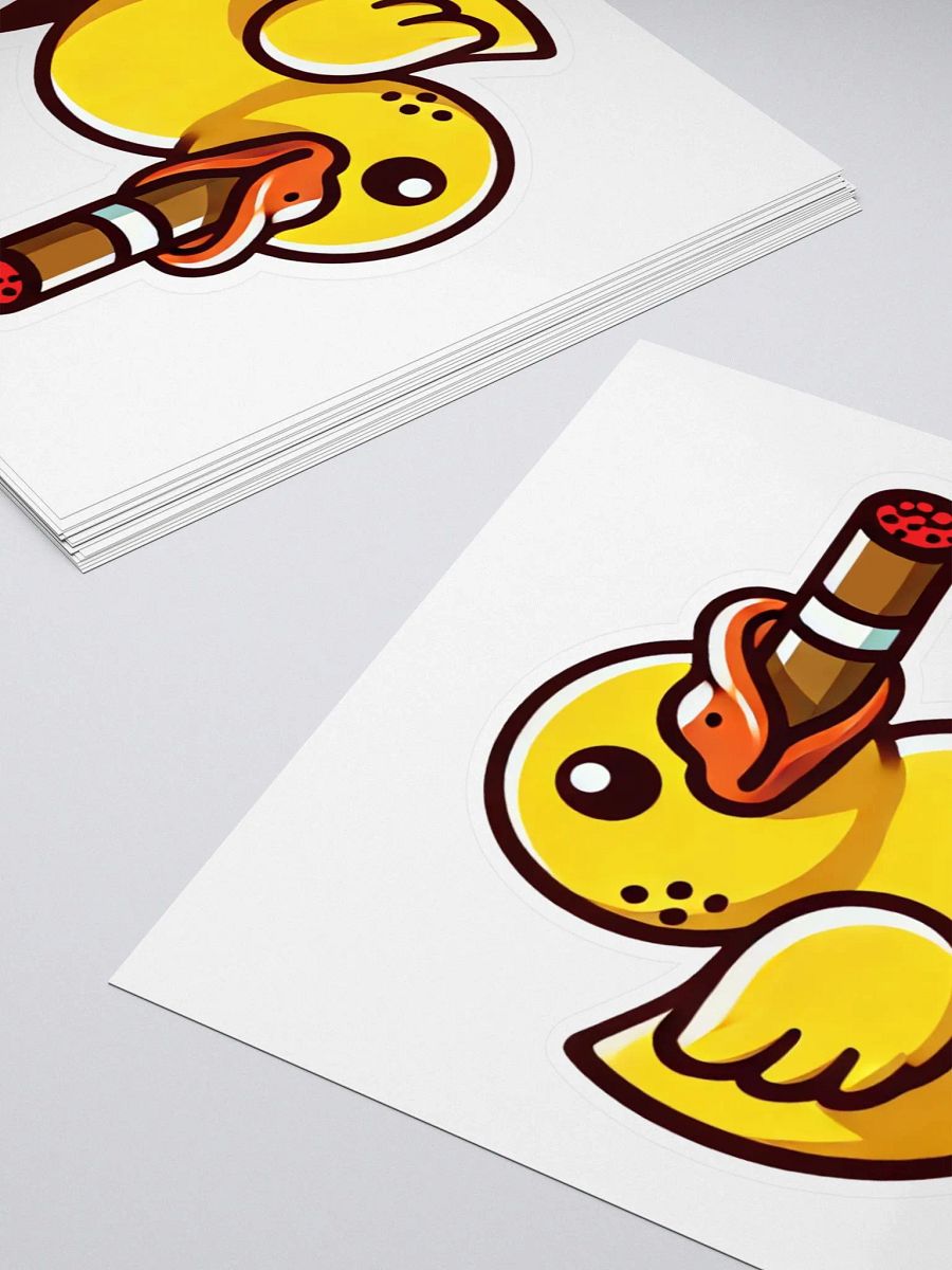 Duck Puffin' Smoke Sticker product image (4)