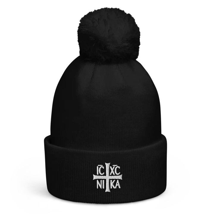 IC XC NI KA - Pom Pom Beanie (Black - Third Edition) product image (1)