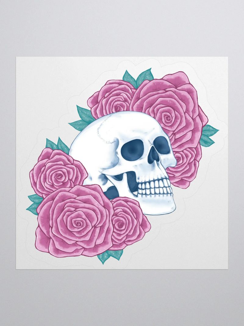 Floral Skull Stickers