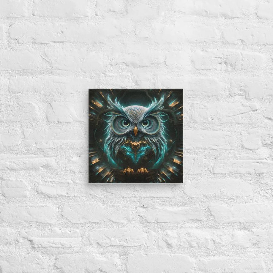 Fantasy Fractal Owl Art - v11 product image (12)