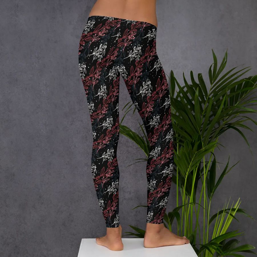Black All-Over Print Leggings product image (7)
