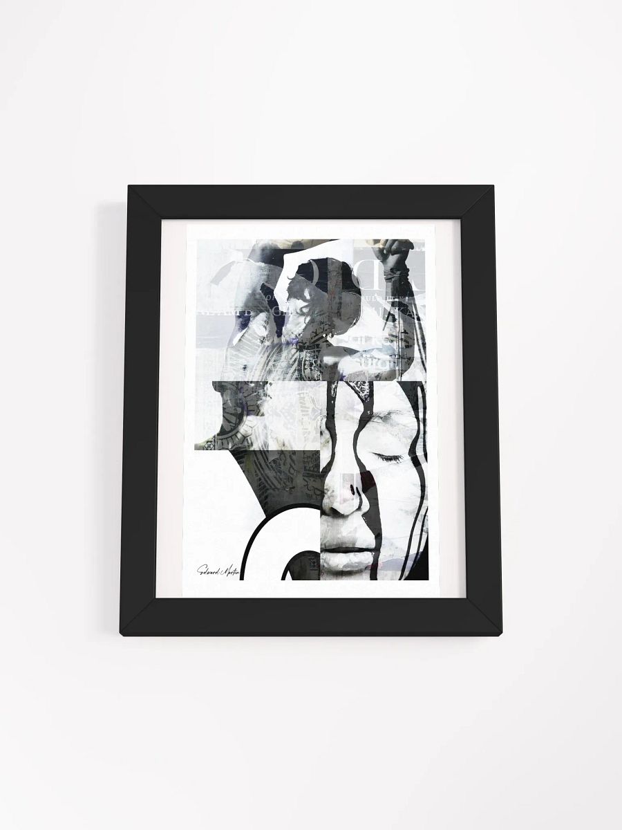 'Intrigue' by Edward Martin : Mixed Media Collage Print product image (1)