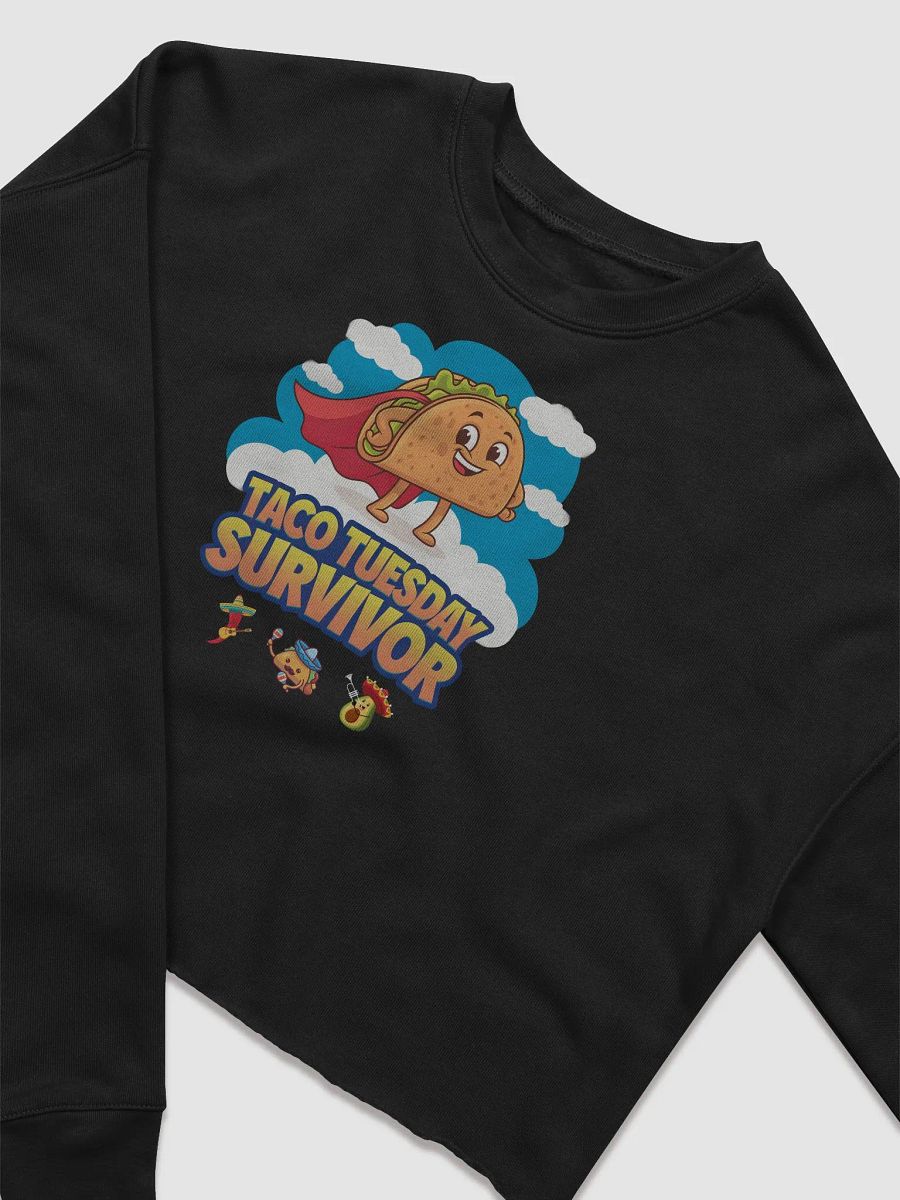 Taco Tuesday Hero Crop Sweatshirt Bella+Canvas (Women's) product image (8)