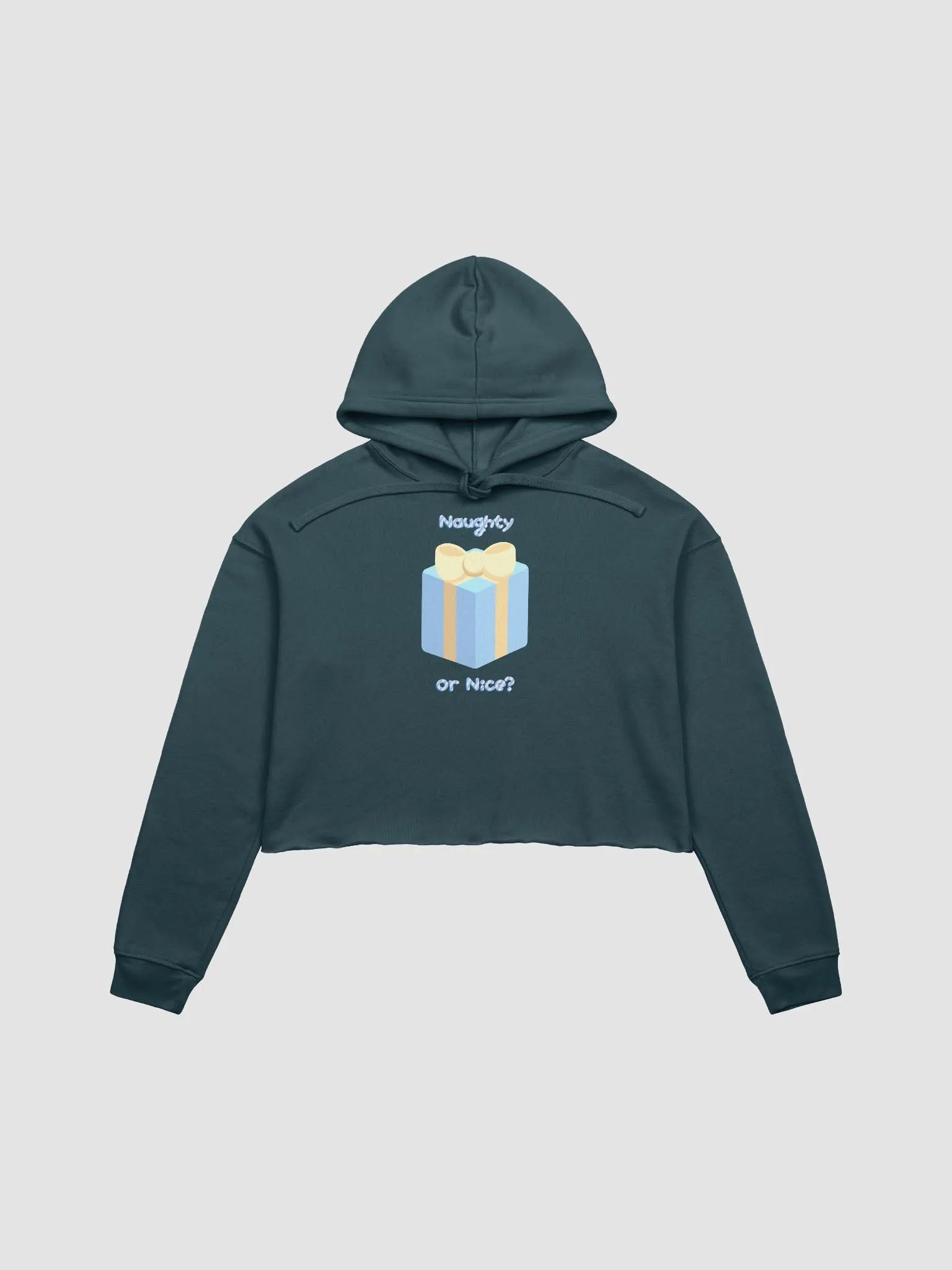 Blue Gift Cropped Hoodie product image (1)