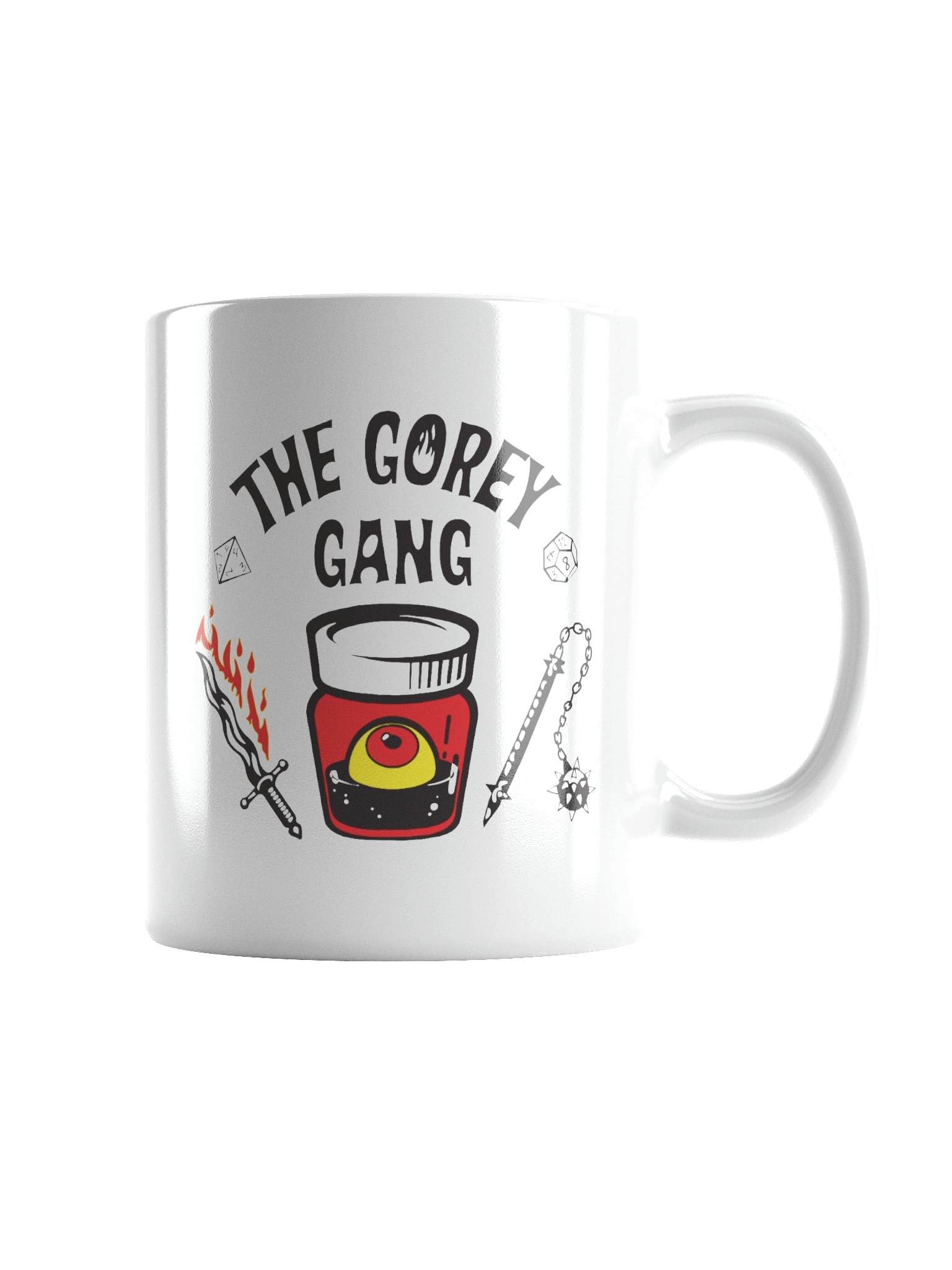 DnD Gang - White Glossy Mug product image (4)