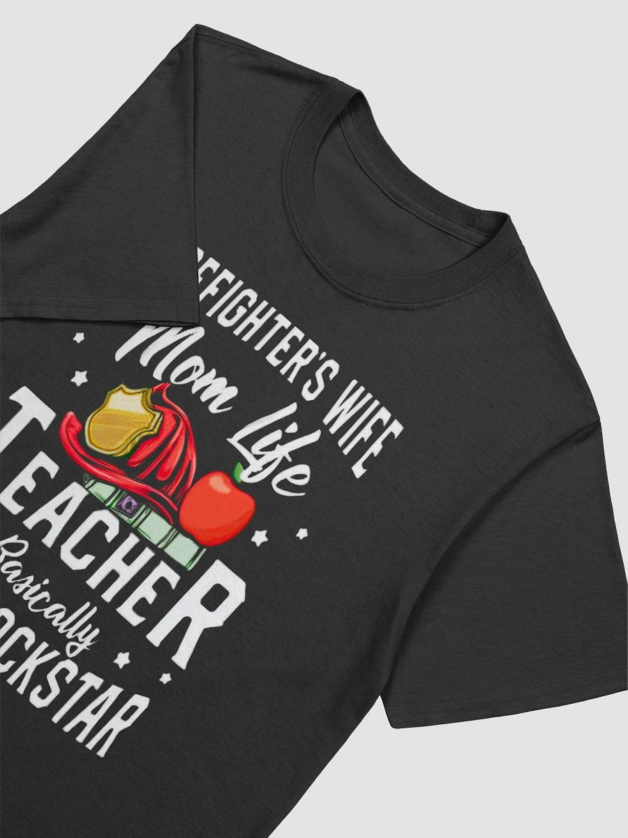 Firefighter's wife mom life - Unisex T-shirt | Gildan 64000 product image (3)