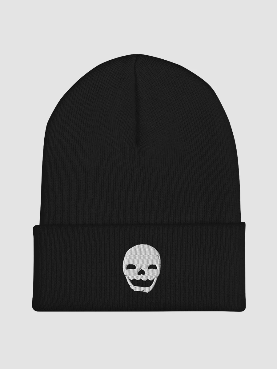 Skull Embroidered Cuffed Beanie product image (2)