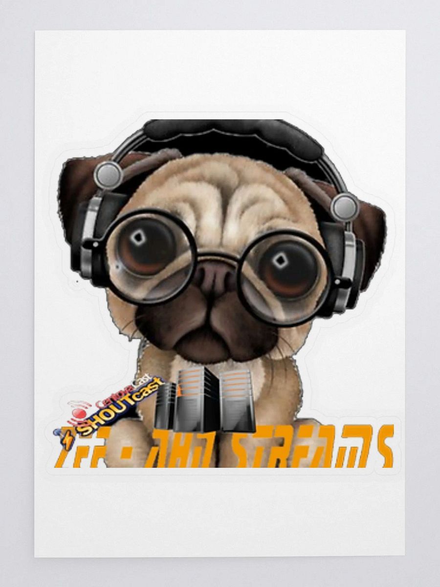 ZEE - KISS CUT DJ Barnie Sticker product image (3)