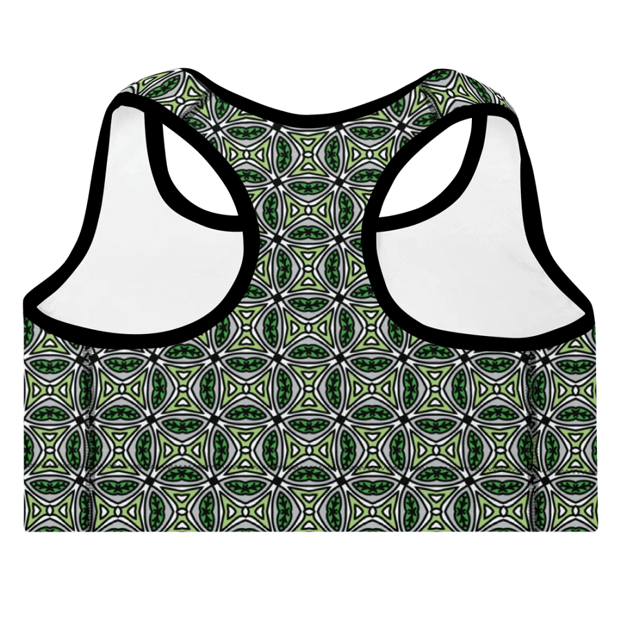 Aromantic Abstract (2) - Padded Sports Bra product image (4)