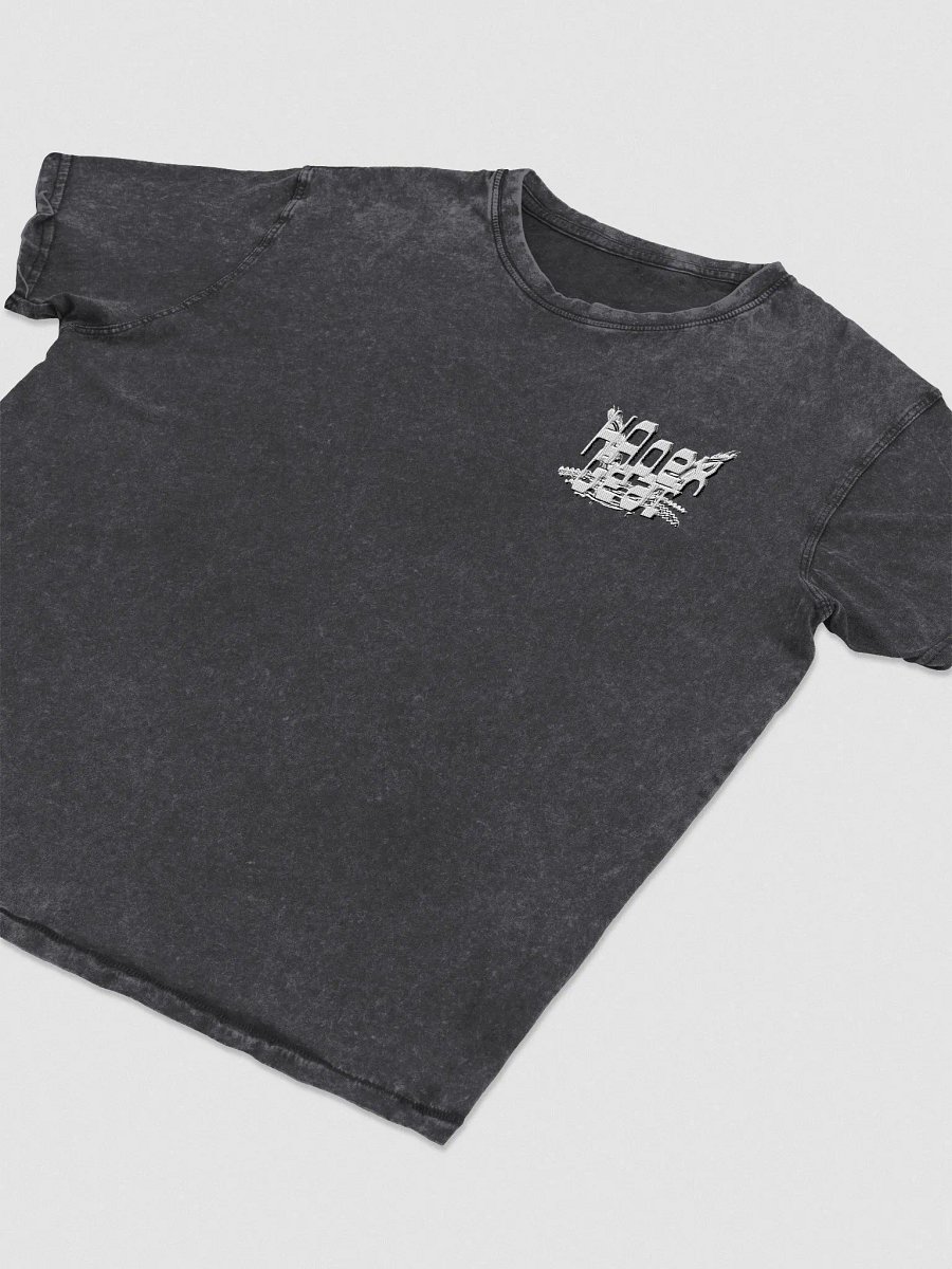 Denim T-Shirt - Embroidered - White HApex Gear Black Logo product image (2)