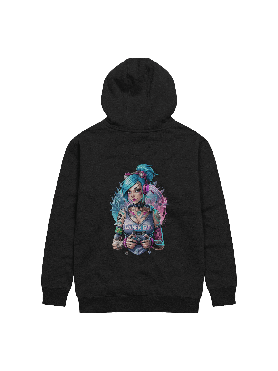 Gamer Girl Vibes Back Printed Hoodie product image (22)