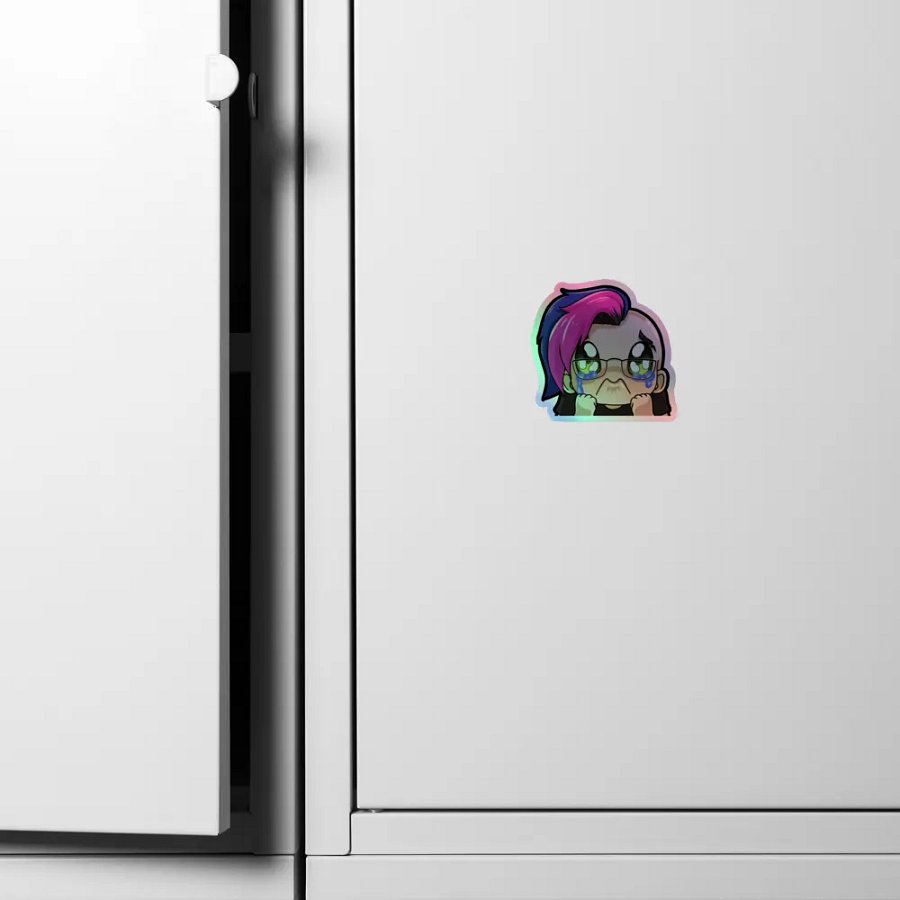 Hybrid Crying Holo Sticker product image (4)