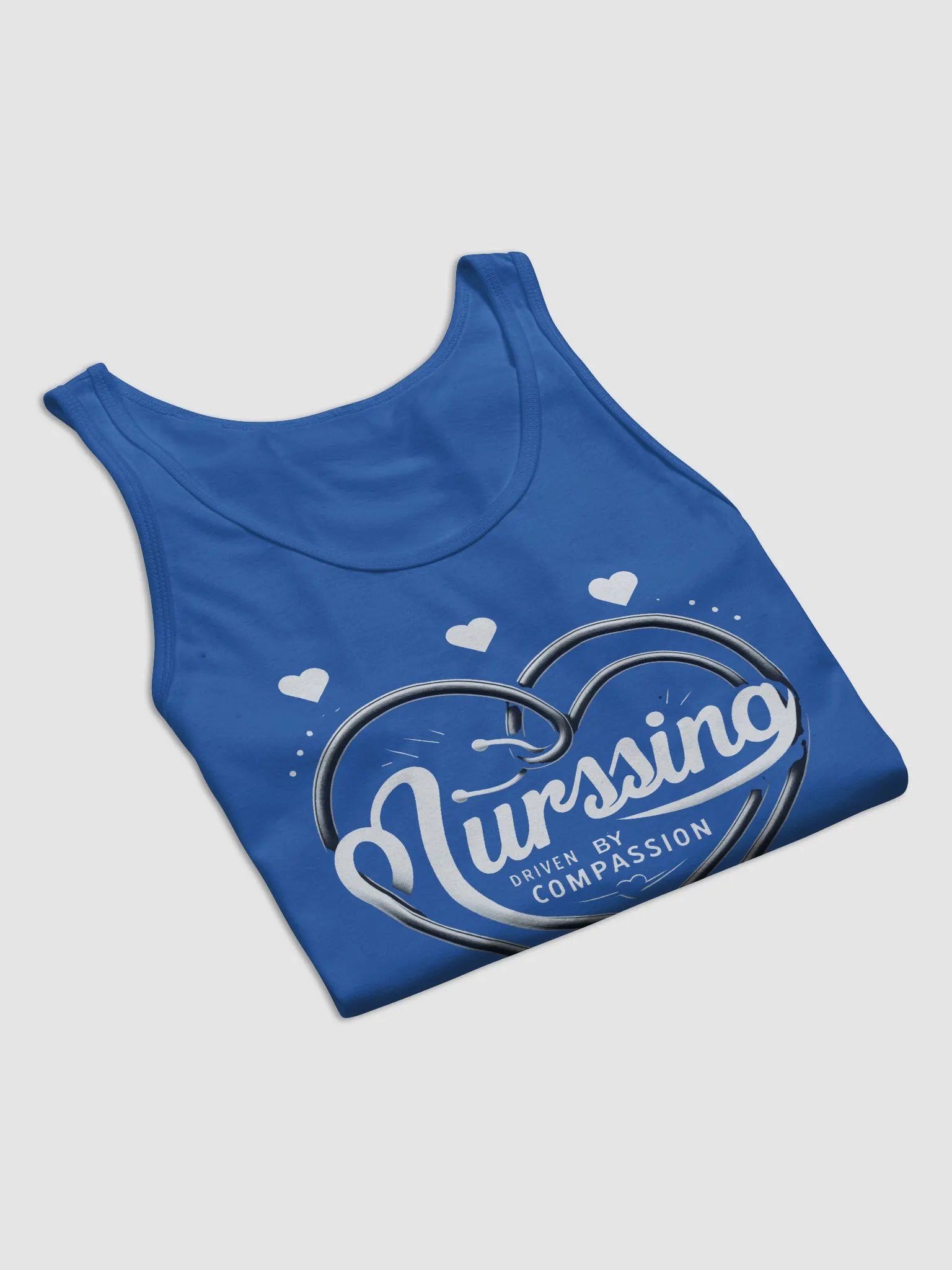 Compassionate Stethoscope Nursing Heart Tank product image (50)