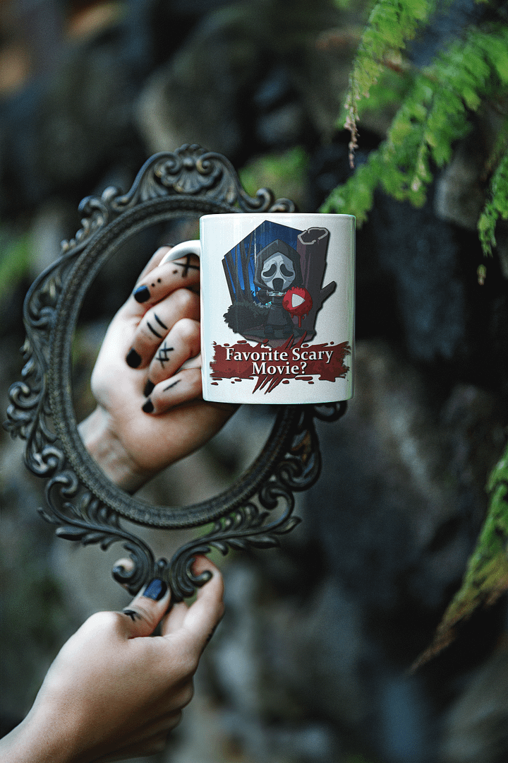 Irish's Chibi Horror Icons Mug - Favorite Scary Movie? product image (2)