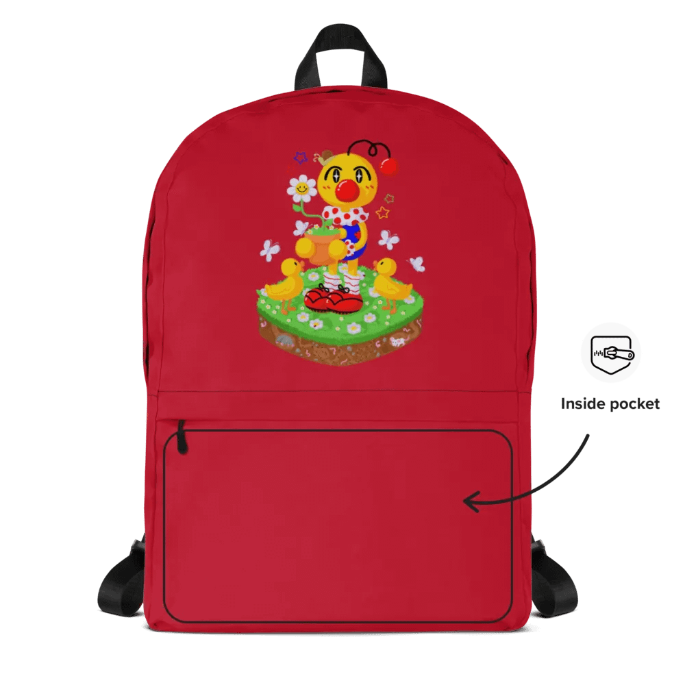 Red Boyoyoing Flower Pot Island Backpack product image (5)