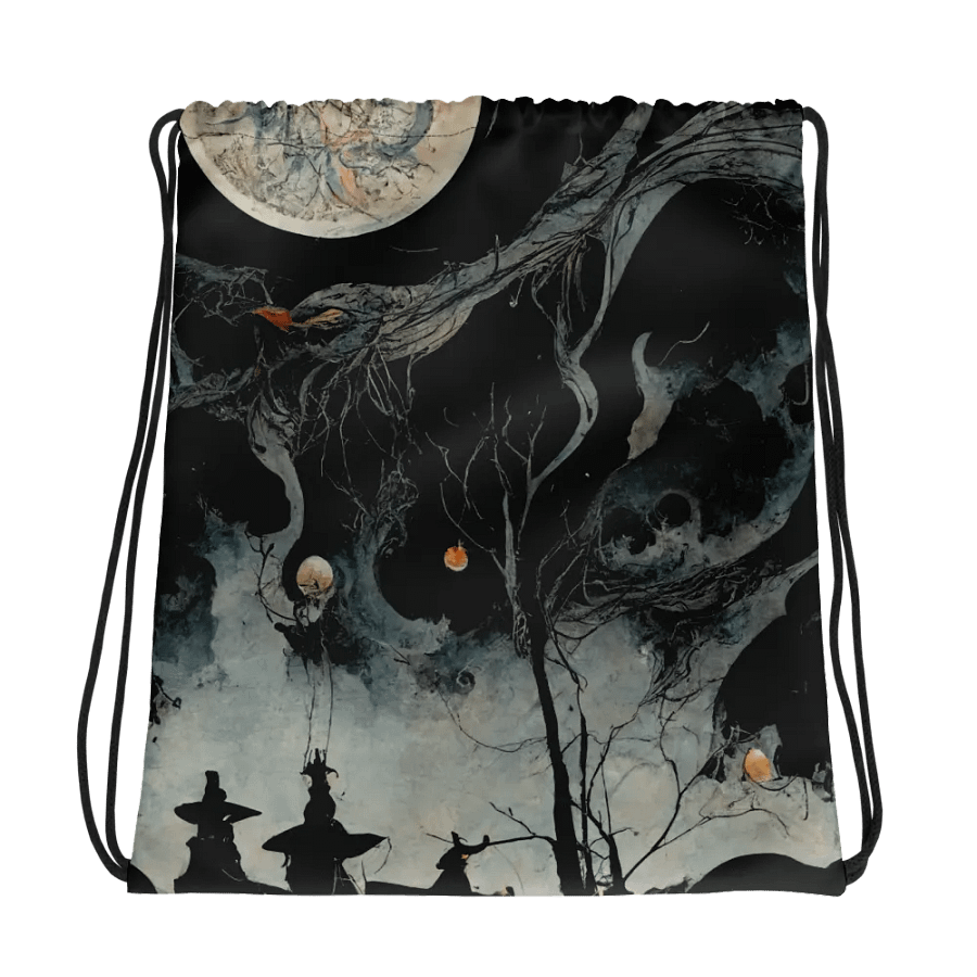 Lunar Dreamscape Drawstring Bag product image (1)