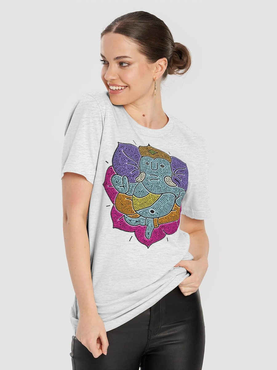 Ganesha Mosaic Lotus Tee - Vibrant Spiritual Art product image (85)