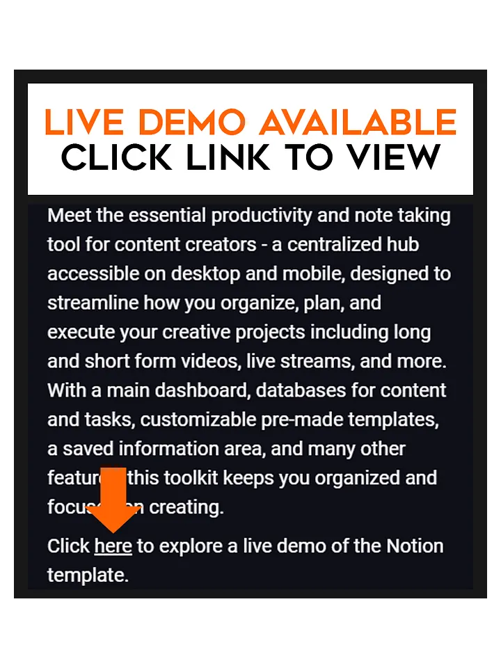 Creator Toolkit Notion Template product image (2)