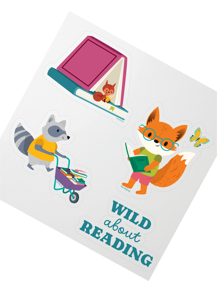 Wild About Reading Stickers product image (2)