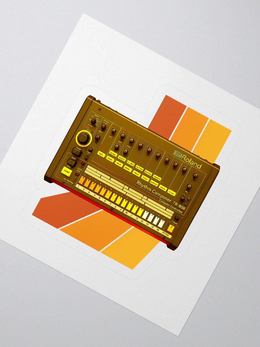 TR-808 #5 (THE LEGEND) STICKER product image (2)